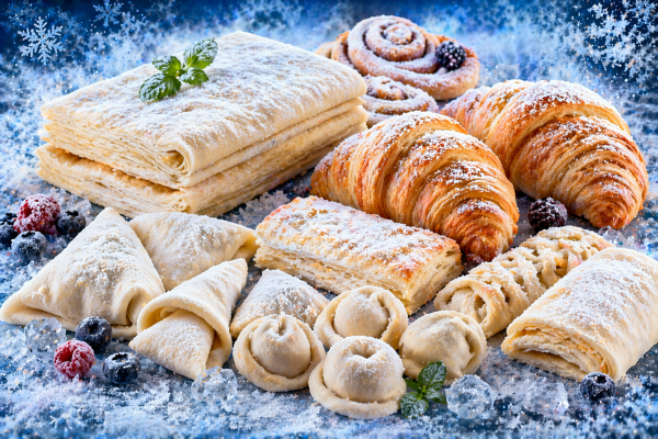 Teigprodukte Backwaren