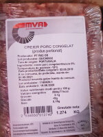 Creier porc congelat kg