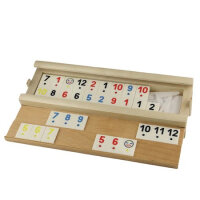 ARTIZANAT JOC RUMMY MEDIAS CU PIESE DIN PIATRA /...