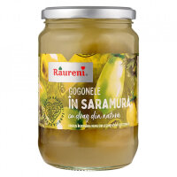 RAURENI ROSII VERZI IN SARAMURA 650G / RAURENI gruene...
