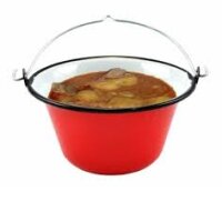 Ceaun emailat cu trepied 7,2L