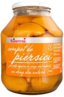 Raureni compot piersici jumatati nedecojite 720g