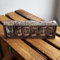 Set pahare țuică decorate 6×25ml