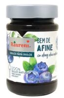 Raureni gem de afine fara zahar 250g