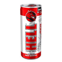 HELL STRONG STRUGURI ROSII 250ML / HELL Energy Drink mit...