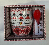 Cană cu lingură 100ml