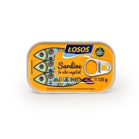 LOSOS Sardine în ulei 125g