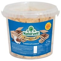 NATURAVIT Wafers GLAZURATE with CREMA of Chocolate 1kg