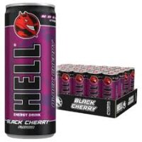 HELL ENEGRY DRINK CIRESE NEGRE / Energy Drink mit Schwarzkirchengeschmack 250ml