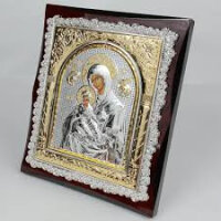 ARTIZANAT Ikone mit Holzrahmen 22×19cm
