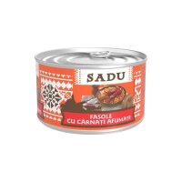 SADU FASOLE CU CIOLAN 400G / SADU weisse bohnen mit...