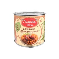SCANDIA CARNACIORI CU FASOLE 400G / SCANDIA geraeucherte...