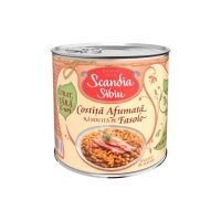Scandia fasole cu costita afumata 400g