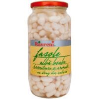 Raureni fasole alba boabe 580g