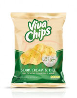 Viva Chips Sauerrahm Dill 100g