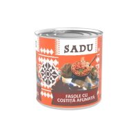 SADU FASOLE CU COSTITA AFUMATA 820G / SADU weisse bohnen...